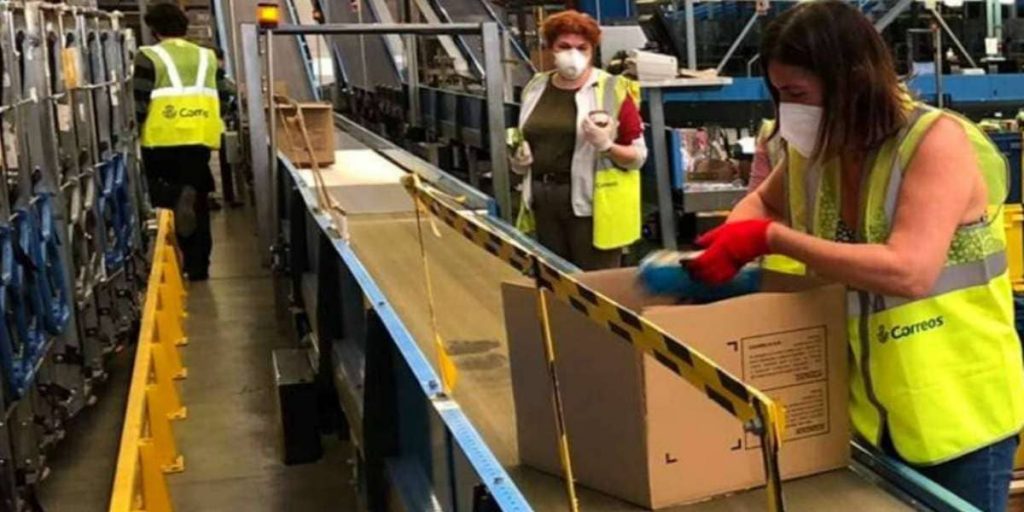 trabajo mozos almacen correos