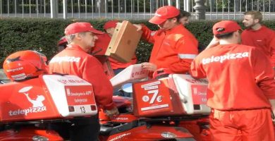 trabajar repartidor telepizza