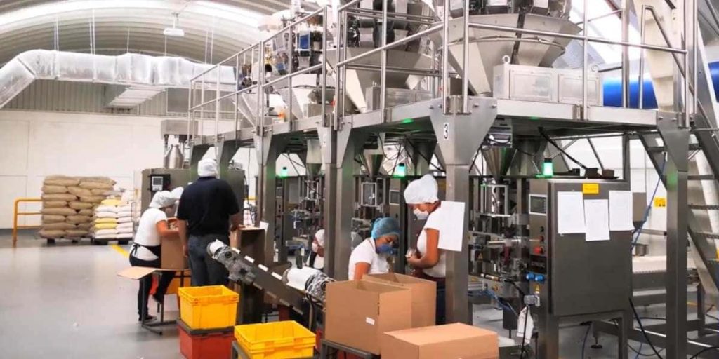 trabajar envasado frutos secos