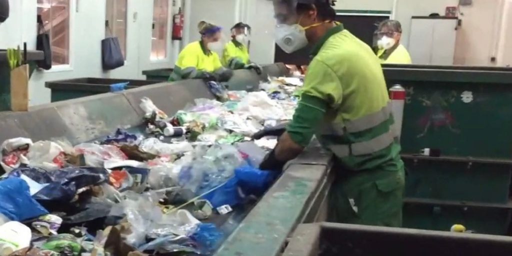 trabajo planta de reciclaje