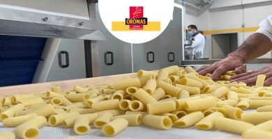 trabajar en la fábrica de pasta Oromas