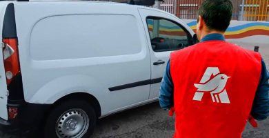 repartidores trabajar alcampo