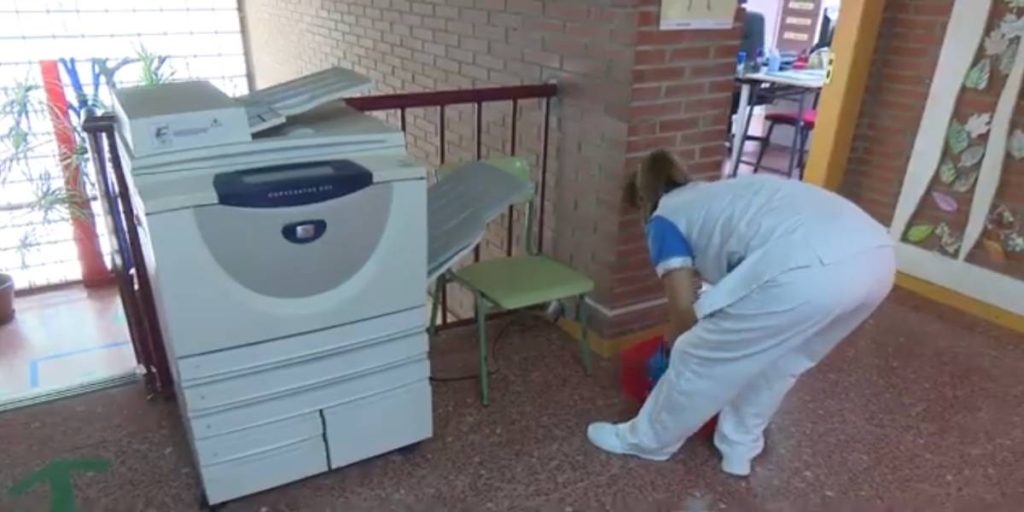 trabajar en limpieza centros escolares