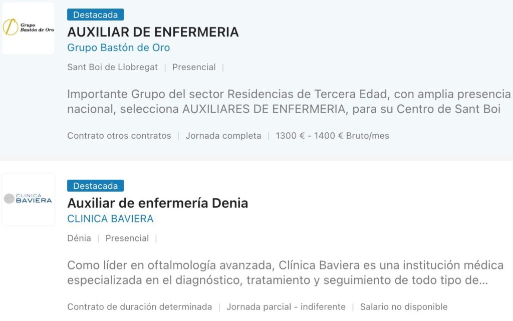 Cómo trabajar como auxiliar de Enfermería