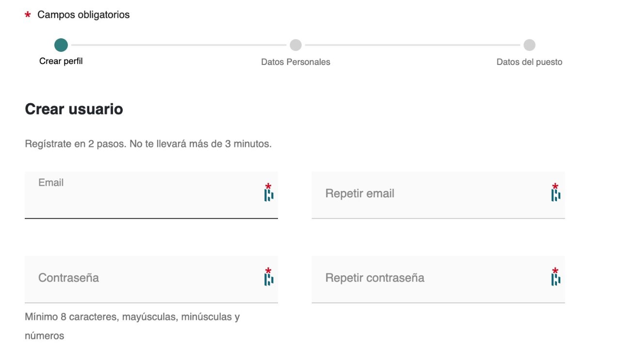 crear perfil empleo inditex careers
