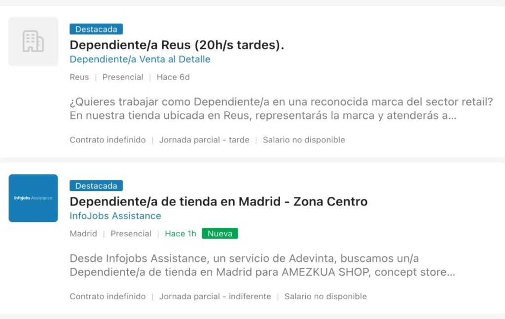 Cómo conseguir empleo en tiendas trabajando como dependiente o vendedor