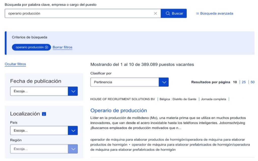 Descubre EURES, el portal para encontrar empleo en Europa