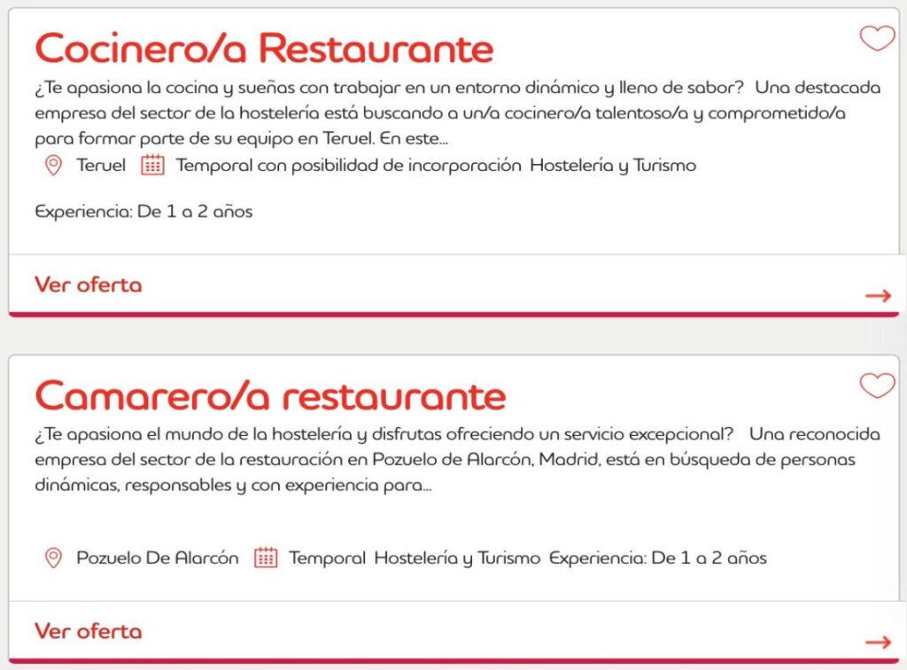 Publicadas ofertas para cubrir vacantes en restaurantes en verano: camareros, cocineros y encargados