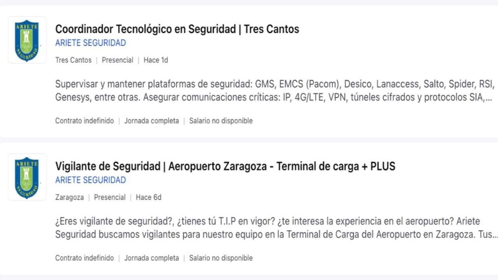 Cómo trabajar en Ariete Seguridad