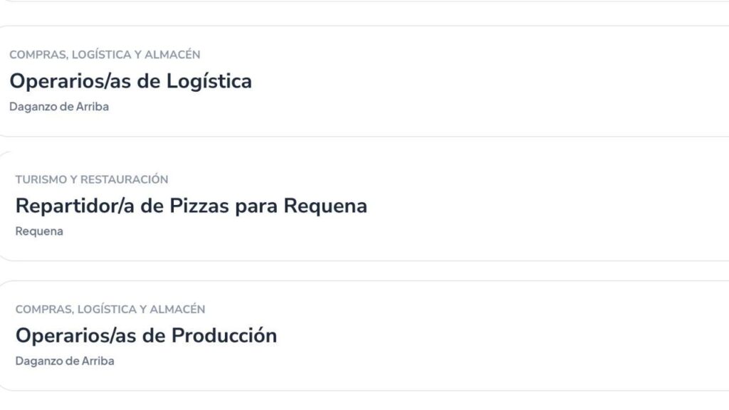 Trabaja en la fábrica de Telepizza