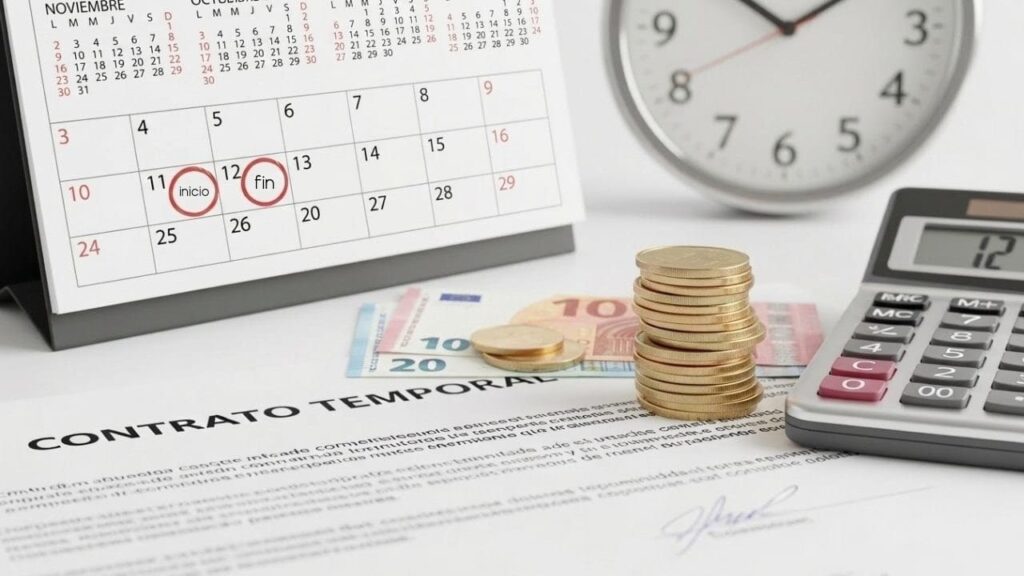 Indemnización fin contrato temporal