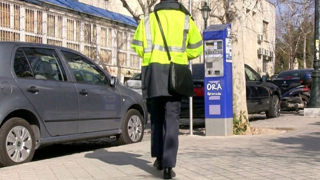 trabajar como controlador de zona azul