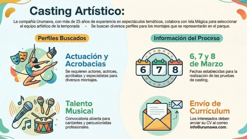 Cómo trabajar en el parque Isla Mágica en Sevilla