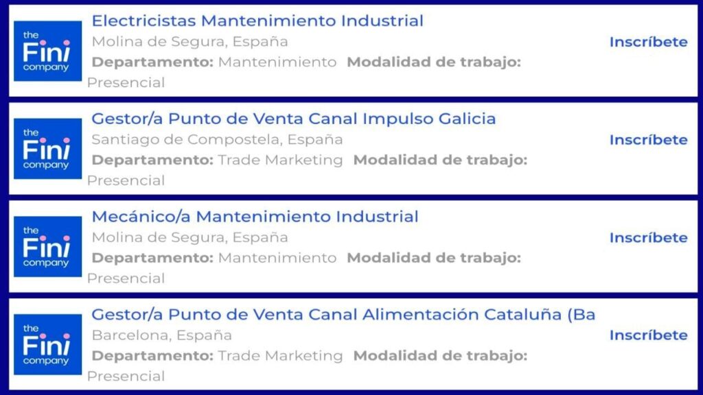Cómo trabajar en la fábrica de golosinas Fini