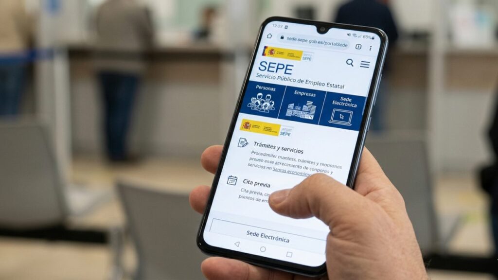 cambiar datos personales en el SEPE