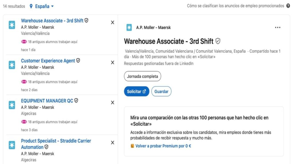 Cómo trabajar en Maersk