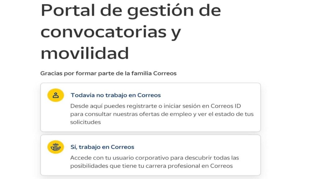 Consultar lista de personas admitidas en oposiciones de Correos